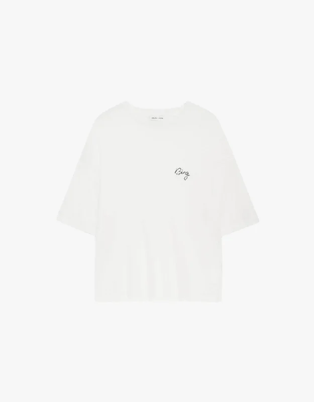 Anine Bing Louis Tee Bing in Ivory