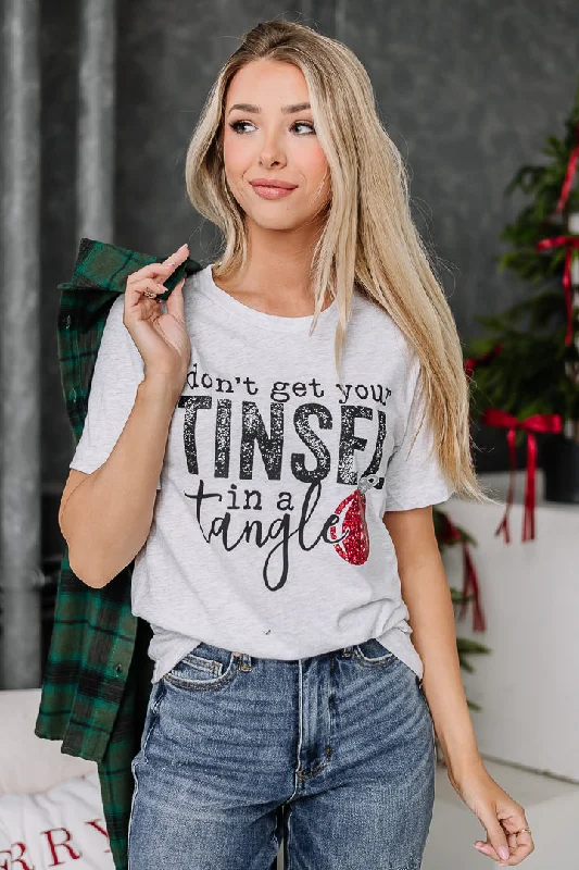 Don't Get Your Tinsel In A Tangle Graphic Tee