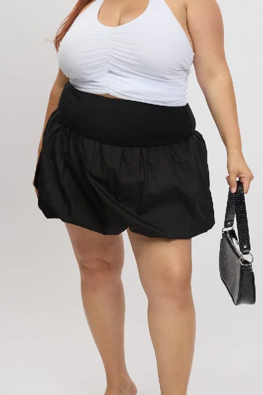 Black Bubble Skirt