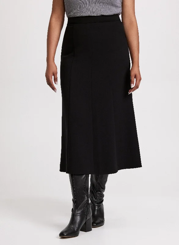 Panel Insert Midi Skirt