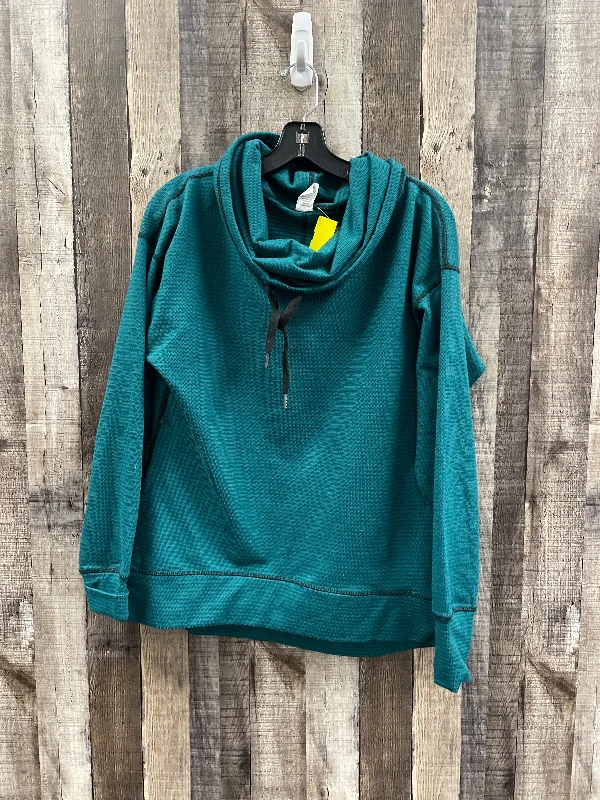 Athletic Top Long Sleeve Crewneck By Cmf In Green, Size: M