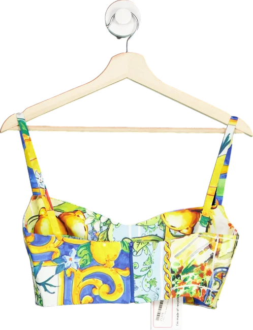 CLO Multi-Coloured Printed Crop Top 36