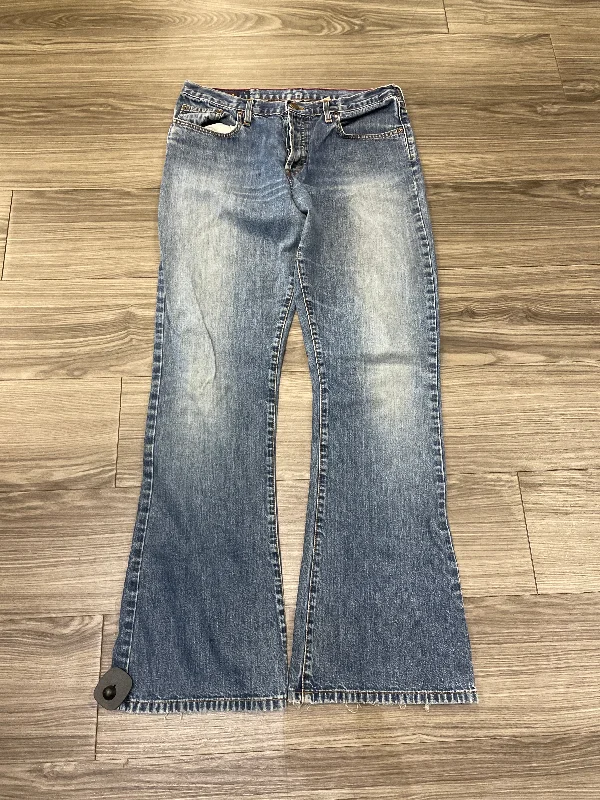 Jeans Boot Cut By Abercrombie And Fitch In Blue, Size: 10