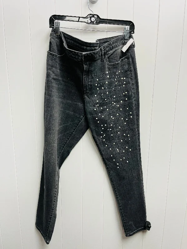 Jeans Skinny By Ana In Grey Denim, Size: 16