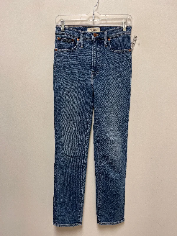 Jeans Skinny By Madewell In Blue Denim, Size: 2