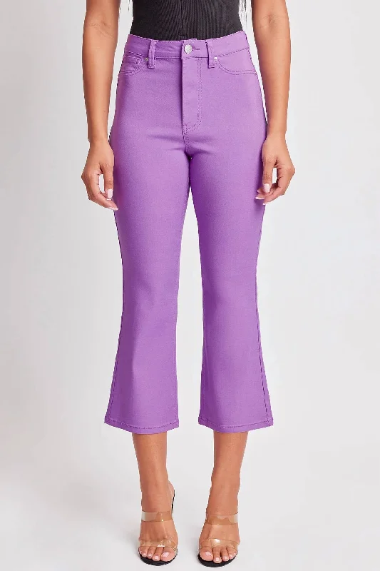 Missy High-Rise Hyperstretch Wide Leg Jeans In Hydrangea