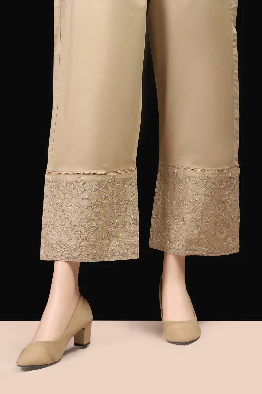 Embroidered Cotton Pants