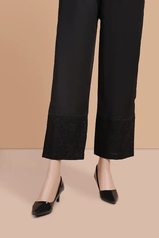 Embroidered Cotton Pants