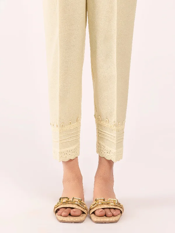 Laced Crepe Trousers