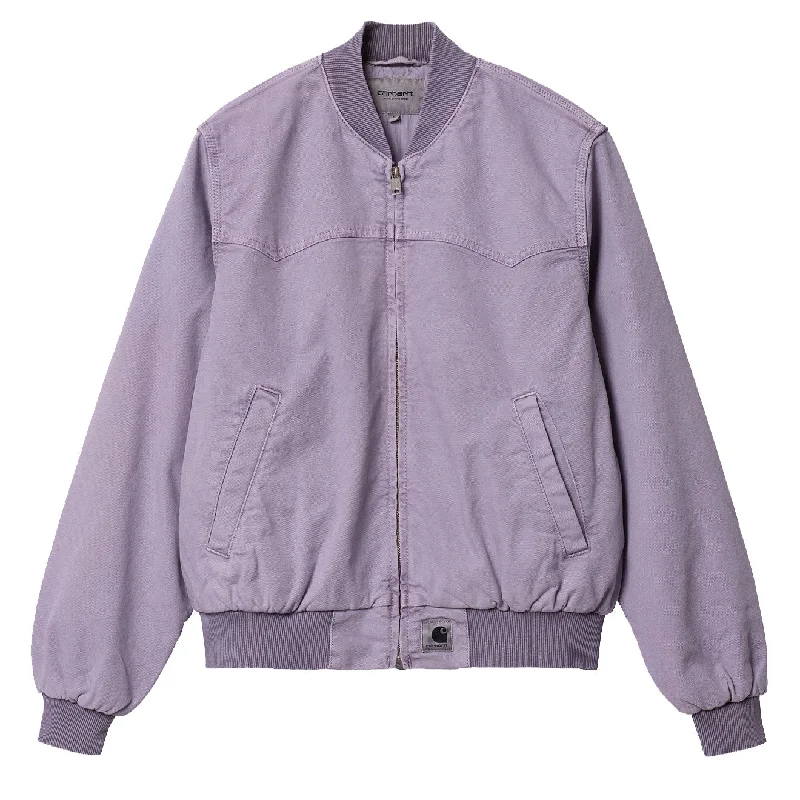 Carhartt WIP Womens Santa Fe Bomber Arrenga Faded