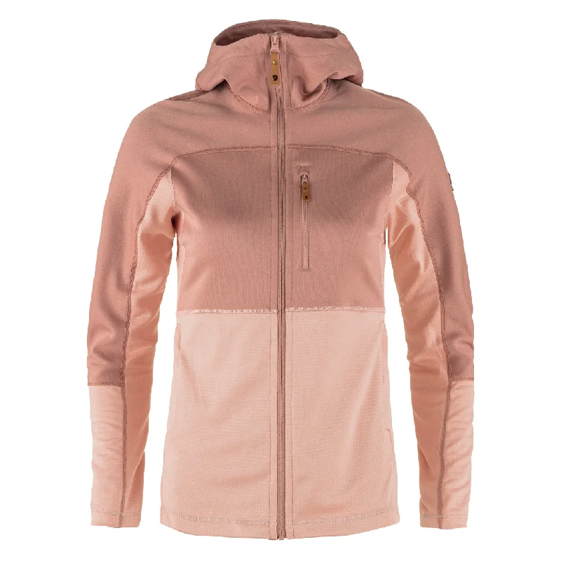 Fjallraven Womens Abisko Trail Fleece Chalk Rose / Dusty Rose