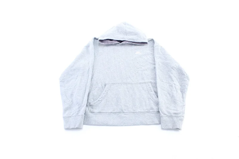 Nike SB Embroidered Logo Grey Pullover Hoodie