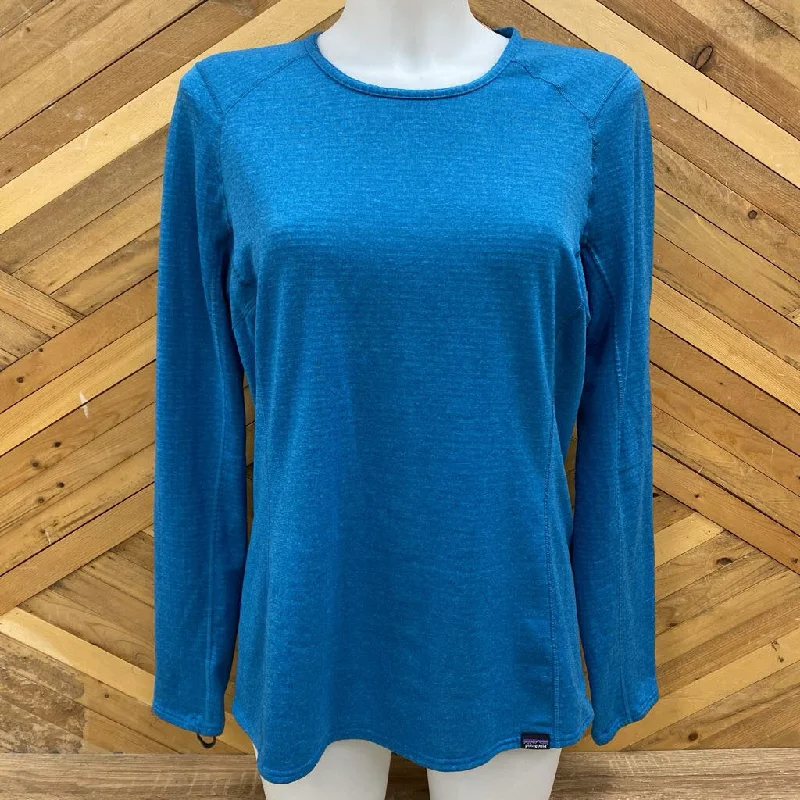 Patagonia - Women's Thermal Weight Capilene Baselayer Top - MSRP $125: Blue-women-XL