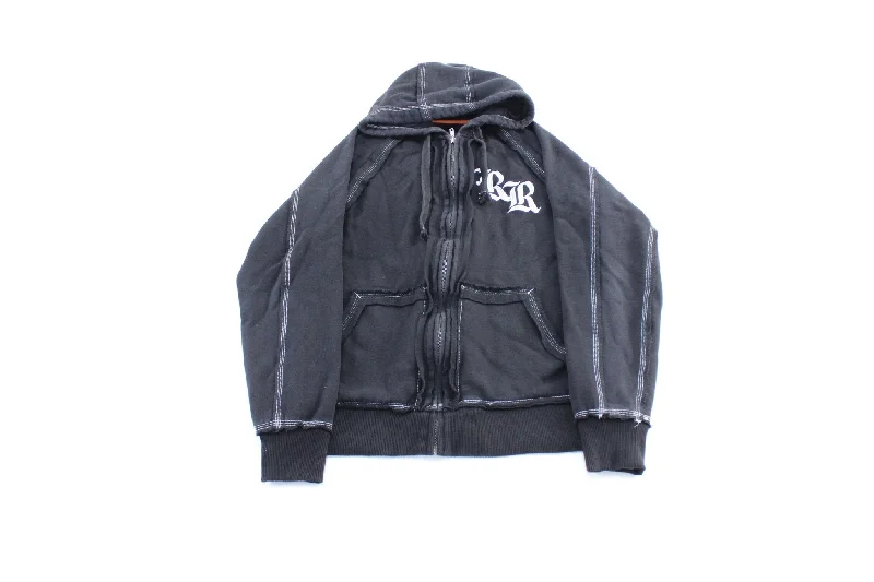 Rock Revival Embroidered Black Zip Up Hoodie