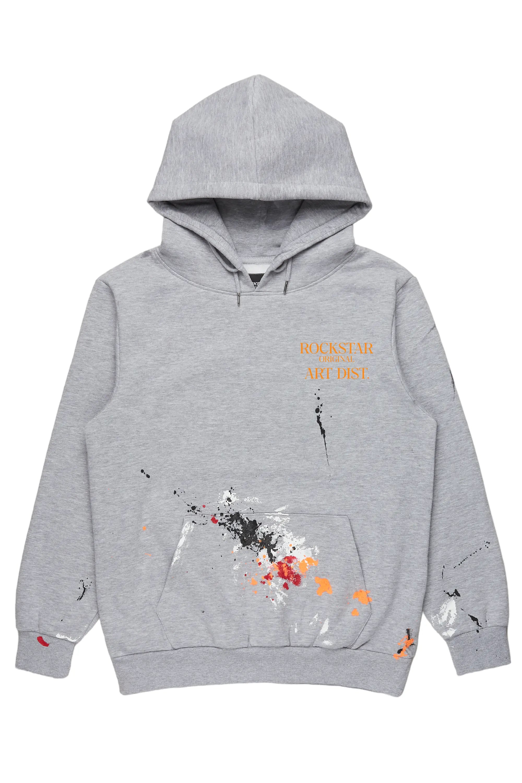 Boys Darin Grey Graphic Hoodie