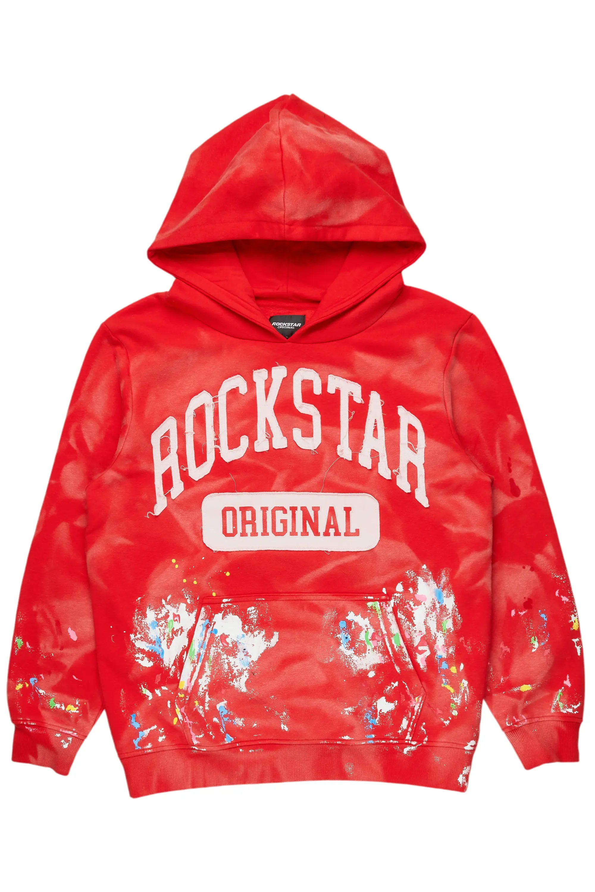 Balta Red Graphic Painter Hoodie