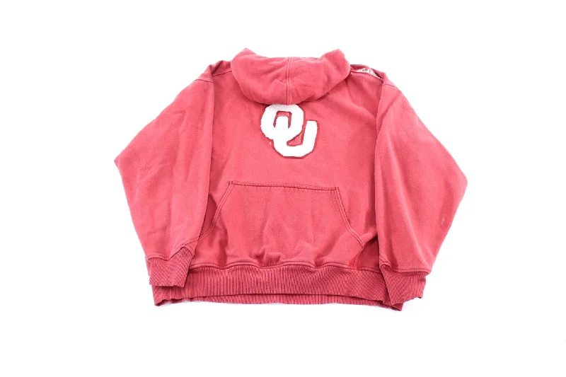 Y2K Nike Embroidered Logo Oklahoma University Pullover Hoodie