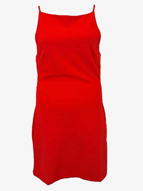 YH & CO Sassy Ruby Red Mini Dress Size 12