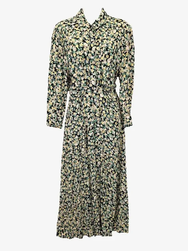 Zara Timeless Blossom Tea Maxi Dress Size S