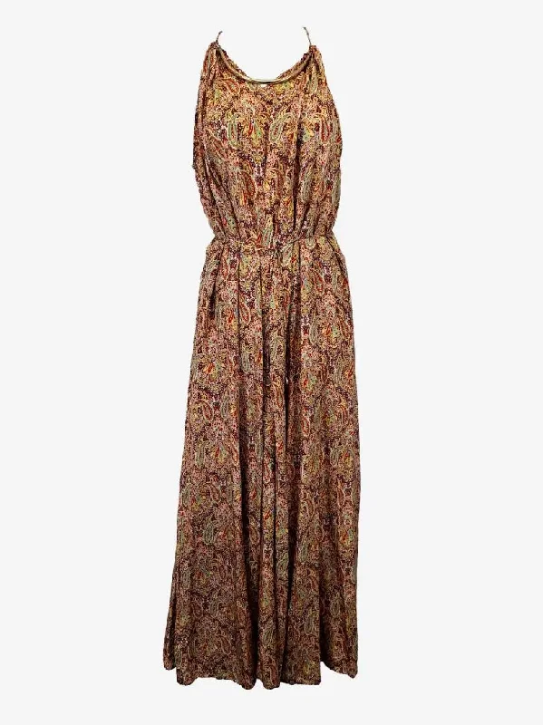 Zimmermann Elegant Resort Silk Maxi Dress Size 10