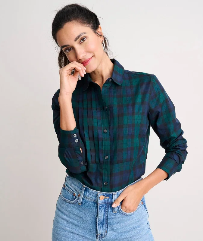 Cotton Belinda Tuxedo Shirt