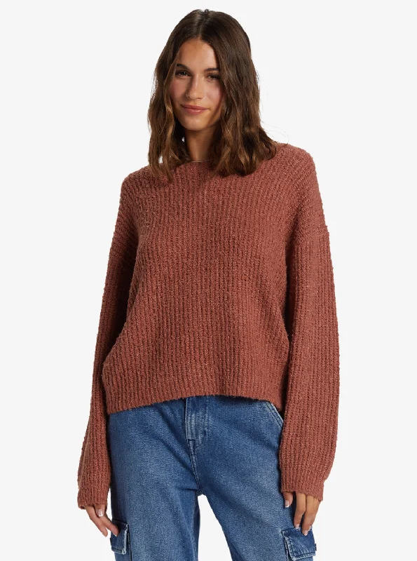 Bombay Crew Neck Sweater - Cedar Wood